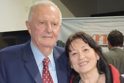 Alfredo S. Mondino y su esposa, Lidia Báez