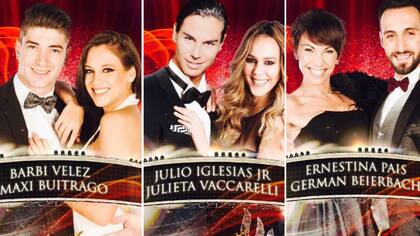 Algunas de las caras de Bailando 2016