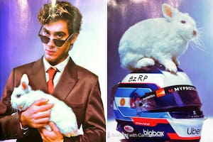 Algunas de las fotos de Colapinto para la revista española GQ. Foto: X