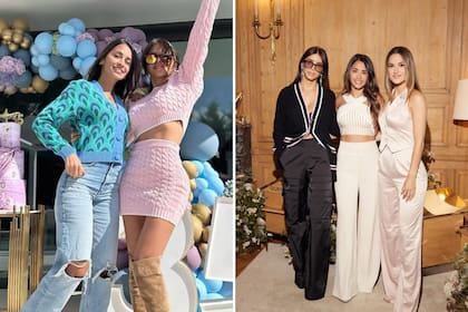 Algunas de las fotos que Daniella publicó en su cuenta con Anto Roccuzzo (Foto: Instagram @daniellasemaan)