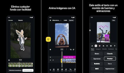 Algunas de las funciones de Edits, el nuevo editor de videos verticales de Instagram