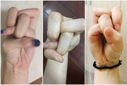 Algunas de las imágenes que compartieron los usuarios de Weibo