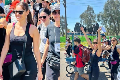 Algunas de las imágenes que posteó Pampita