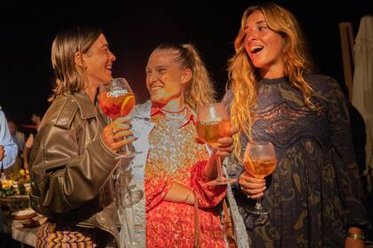 Algunas de las influencers de gastronomía que estuvieron presentes la gran noche.