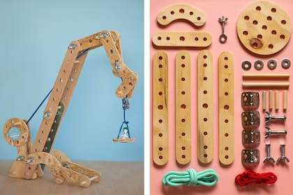 Algunas de las máquinas que toda la familia puede armar.