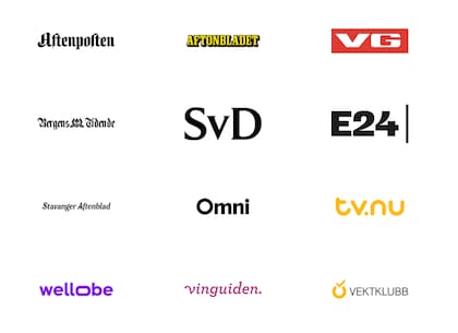 Algunas de las marcas de medios de Schibsted News Media