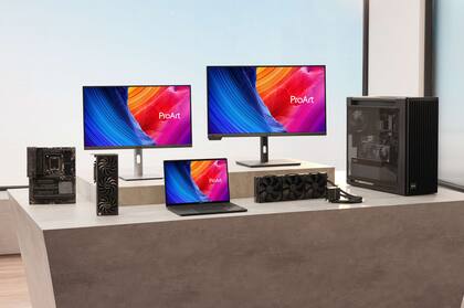 Algunas de las opciones de la familia ProArt de Asus