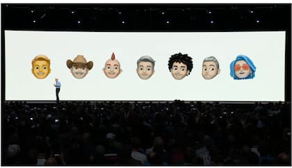 Algunas de las opciones de los nuevos memoji