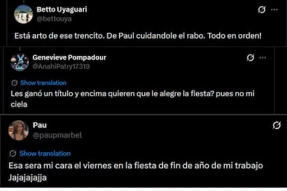 Algunas de las reacciones de los usuarios de redes sociales