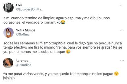 Algunas de las respuestas al tuit viral
