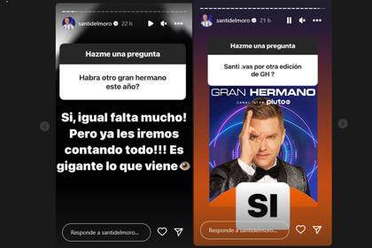 Algunas de las respuestas de Santiago del Moro sobre Gran Hermano en su cuenta de Instagram