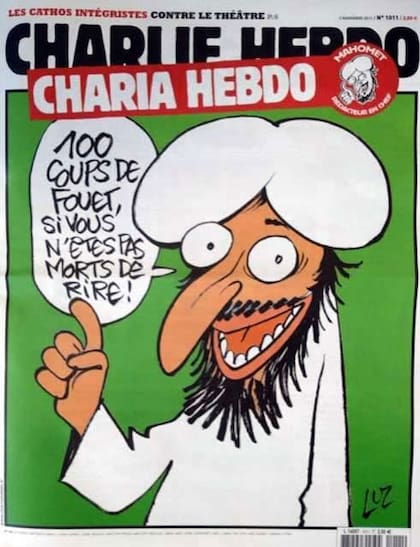 Algunas de las tapas polémicas del semanario Charlie Hebdo