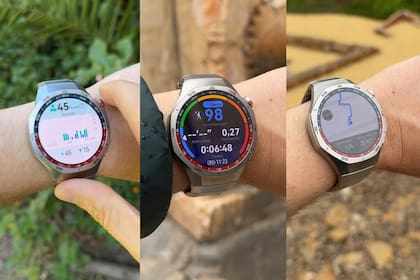 Algunas de las vistas del Huawei Watch GT 5 Pro al aire libre