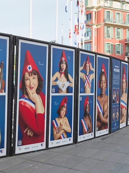 Algunas fotos se expusieron en las calles de Niza en febrero y, ahora, en París (Foto: @sylviecastioni)