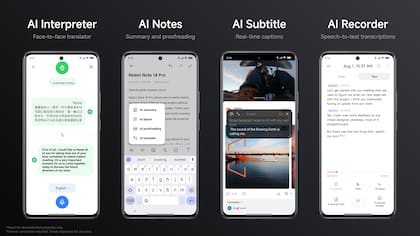 Algunas funciones de IA que llegan a la familia Redmi Note 14
