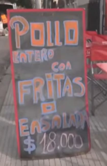 Algunas ofertas del Parrillón de Versalles