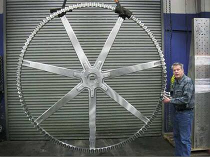 Algunas piezas del Reloj de 10.000 años ya están siendo fabricadas. Fuente: Long Now Foundation.