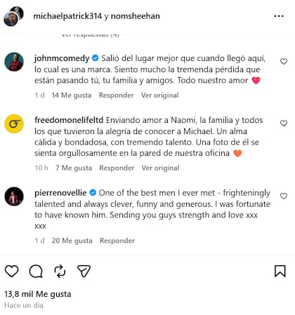 Algunas reacciones tras la muerte de Michael