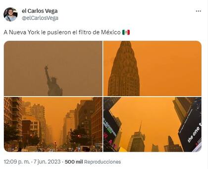 Algunos aseguraron que la ciudad tenía el filtro de México