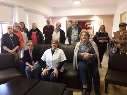 Algunos de los actores y actrices que viven actualmente en la Casa del Teatro.