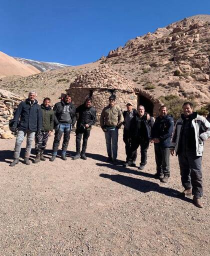 Algunos de los chicos del grupo