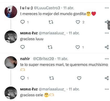 Algunos de los comentarios que le hicieron en la publicación