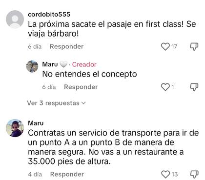 Algunos de los comentarios que los usuarios hicieron en la publicación