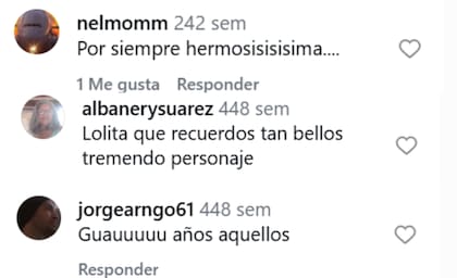 Algunos de los comentarios que plasmaron los seguidores de Carla al ver su rostro d eniña