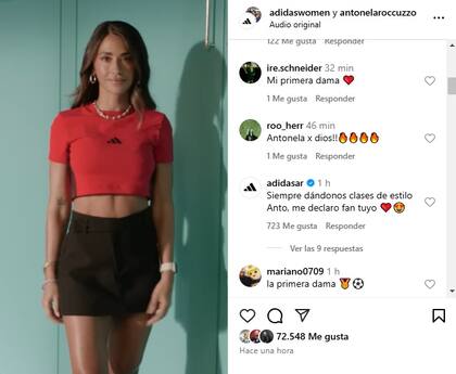 Algunos de los comentarios que recibió Anto sobre su posteo