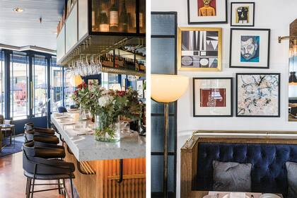 Algunos de los cuadros exhibidos son obras del propio Rosa- Violán, el interiorista a cargo del proyecto