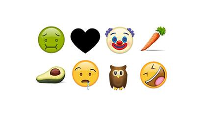 Algunos de los emoji que se sumarán en las próximas versiones