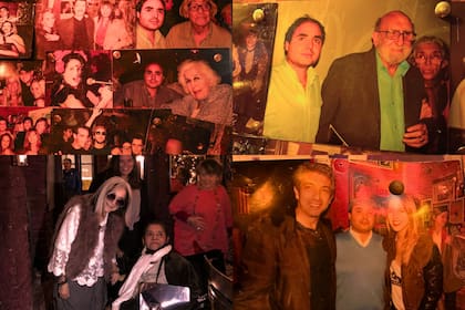 Algunos de los famosos que pasaron por el bar: María Kodama, Josefina Arrollo, Ricardo Darín, Yuyo Noé, Michael Bublé y Lusiana Lopilato, China Zorrilla, entre otros