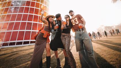 Algunos de los influencers que pudieron disfrutar de buena música de la mano de Aperol.