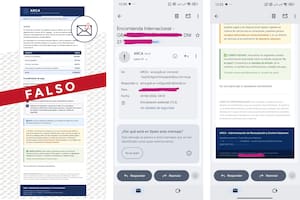 Un mail falso de ARCA pide pagos por una supuesta compra en el exterior