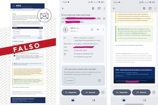 Un mail falso de ARCA pide pagos por una supuesta compra en el exterior