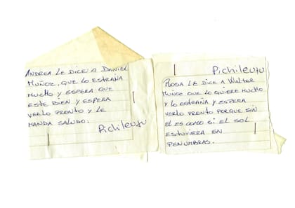 Algunos de los mensajes reproducidos en el libro de Piccini.