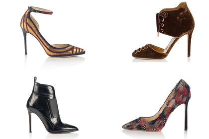 Algunos de los modelos creados por Sandra Choi que pertenecen a la temporada de invierno