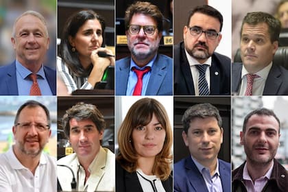 Algunos de los opositores que votaron a favor del endeudamiento