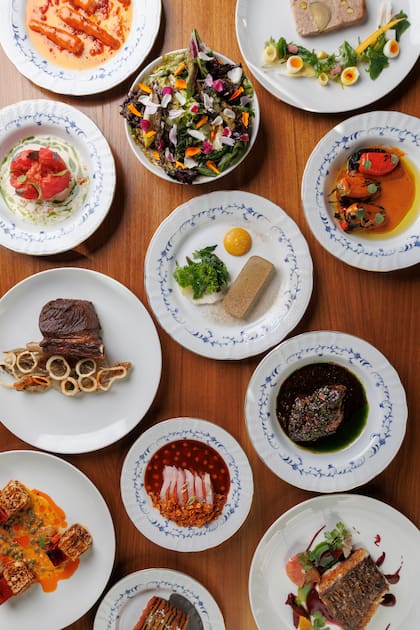 Algunos de los platos del restaurante Franca