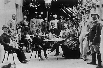 Algunos de los primeros inmigrantes en el país