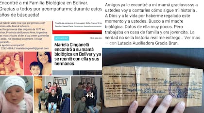 Algunos de los reencuentros que se producen en el grupo