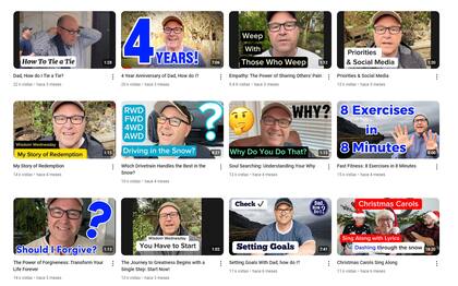 Algunos de los videos de "Papá, cómo hago para"