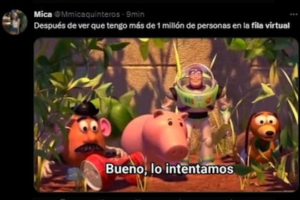 Algunos, desesperanzados, se dieron por vencidos (Captura Twitter)