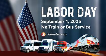 Algunos medios de transporte no operarán en Labor Day, como el Rail Runner Express (Facebook/New Mexico Rail Runner Express)