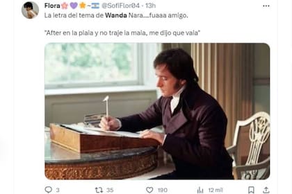 Algunos memes apuntaron hacia la letra del tema "Bad Bitch" de Wanda Nara