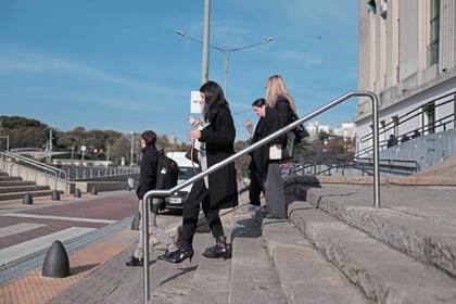 Algunos pocos estudiantes no sabían del paro, que ya se había anunciado