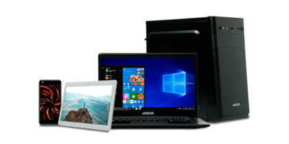 Algunos productos de la marca nacional, Enova.