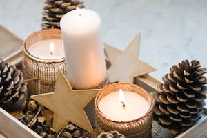 Algunos rituales navideños incluyen el encendido de velas