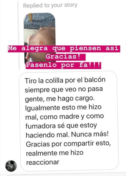 Algunos usuarios reconocieron que arrojan colillas por el balcón y comprometieron a dejar de hacerlo