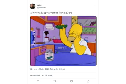 Algunos usuarios recordaron destacas escenas de Los Simpson para mostrar sus sentimientos